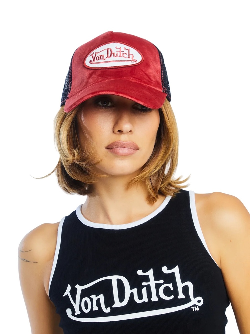 Von Dutch Astro Dust Velvet Trucker Hat